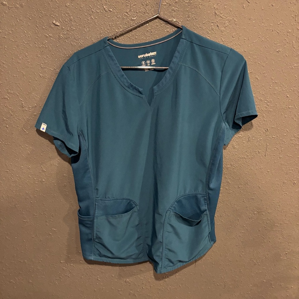 Women's ScrubStar Teal Scrub Top